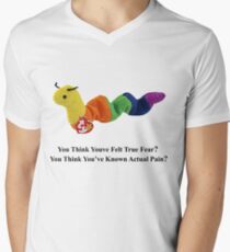Inchworm T-Shirt mit V-Ausschnitt für Männer