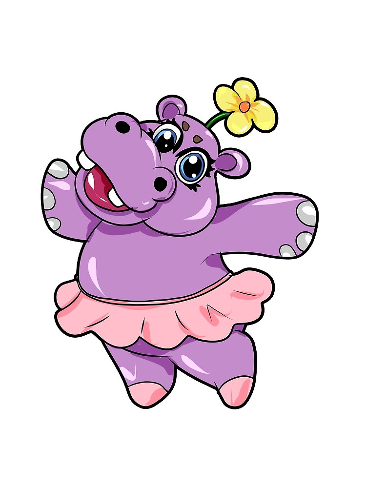 hippo in tutu