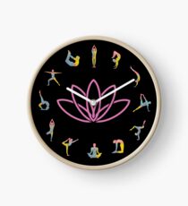 Love Yoga Clock