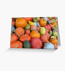 Pumpkins and Squashes Greeting Card