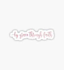 Christian Quote - Pink Watercolor Sticker