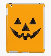 Kürbis Gesicht Halloween iPad-Hülle & Klebefolie