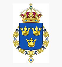 Lesser Coat of Arms of Sweden Photographic Print