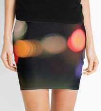 Blurred Lights, By Night Mini Skirt