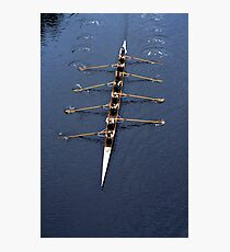 Mens 8 rowing Photographic Print