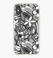 It's Not Always Black Or White Polynesian Tattoos iPhone Case