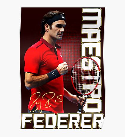 Federer Posters | Redbubble