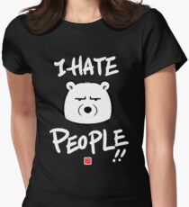 I Hate People! Women's Fitted T-Shirt