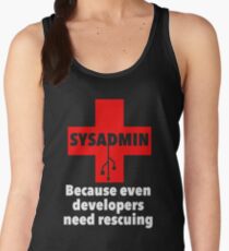 SYSADMIN: Because even developers need rescuing Women's Tank Top