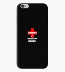SYSADMIN: Because even developers need heros iPhone Case