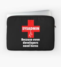 SYSADMIN: Because even developers need heros Laptop Sleeve