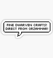 Dwarven Crafts Sticker