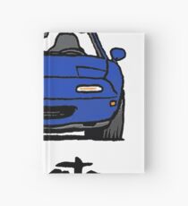MX5 Miata NA Blue Hardcover Journal