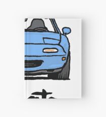 MX5 Miata NA Light Blue Hardcover Journal