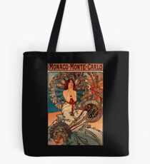 'Monaco' by Alphonse Mucha (Reproduction) Tote Bag