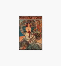 'Monaco' by Alphonse Mucha (Reproduction) Art Board