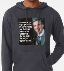 Herr Rogers Sie haben diesen Tag zu einem besonderen Tag gemacht Leichter Hoodie