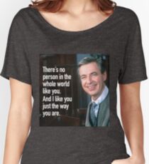 Mr Rogers Custom Quote Women's Relaxed Fit T-Shirt