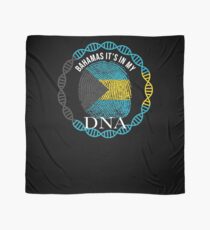 Bahamas Its In My DNA - Bahamas Bahamian Flag In Thumbprint Scarf