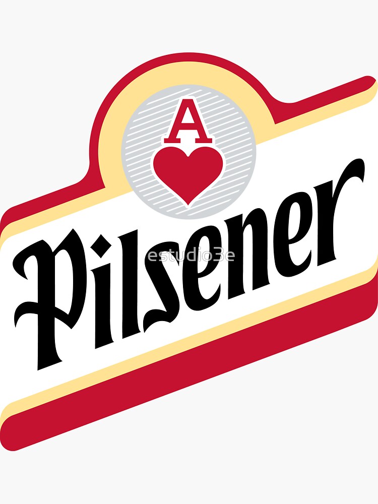 "Pilsener El Salvador Beer" Sticker by estudio3e Redbubble