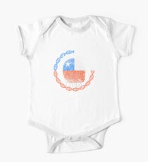 Chile Its In My DNA - Chile Chilean Flag In Thumbprint One Piece - Short Sleeve