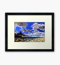 Tidal Bore - Low Tide Framed Print