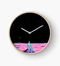 Dr. Manhattan sitting on mars (comic) Clock