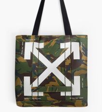 Off White Camo Tote Bag