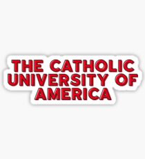 The Catholic University of America Sticker