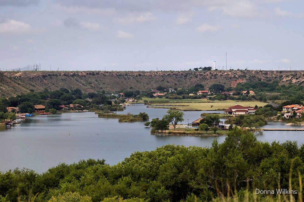 "Ransom Canyon Lake" by Donna Adamski | Redbubble