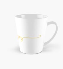 Be Happy-Yellow Tall Mug