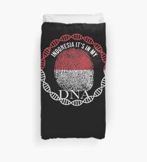 Indonesia Its In My DNA - Indonesia Indonesian Flag In Thumbprint Housse de couette