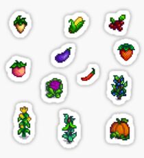 Pixel Crops Sticker