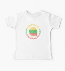 Lithuania Its In My DNA - Lithuania Lithuanian Flag In Thumbprint Baby Tee