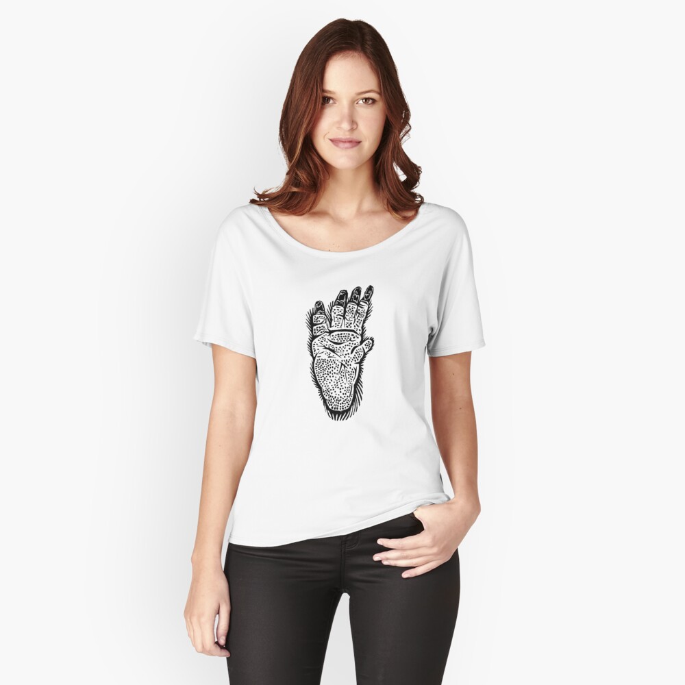 foot of a Northern Hairy-nosed Wombat Relaxed Fit T-Shirt