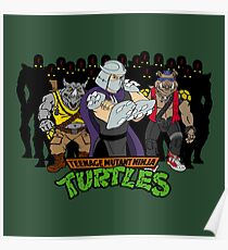 TMNT - Foot Soldiers with Shredder, Bebop & Rocksteady - Teenage Mutant Ninja Turtles Poster