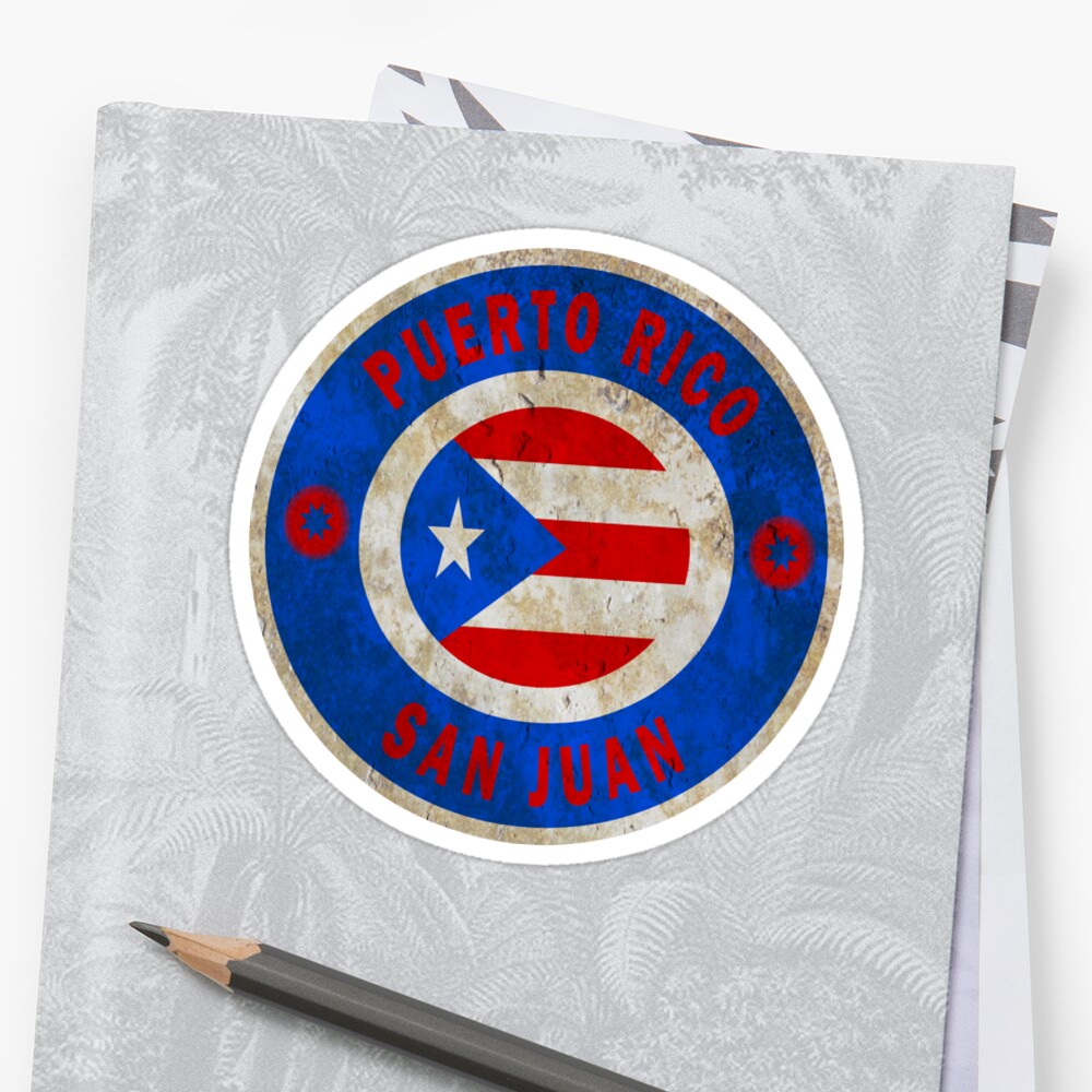 "Puerto Rico San Juan" Sticker By Rocky2018 | Redbubble