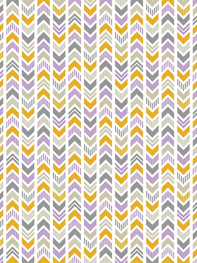 Patterned Arrowhead Chevron by ChunkyDesign