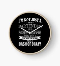 Barmixer-lustige Definition - T-Shirt Uhr