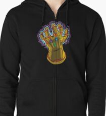 Infinity Gauntlet Zipped Hoodie
