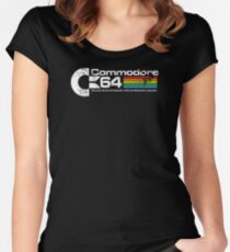 COMMODORE 64 Women's Fitted Scoop T-Shirt