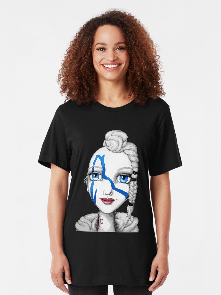 Alternate view of Huntress (Digitized Version) Slim Fit T-Shirt