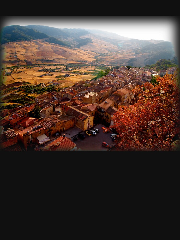 View over Sperlinga, Sicily by douglasewelch