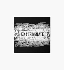 Exterminate 2 Art Board