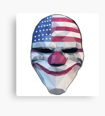 Dallas Mask Payday Canvas Print