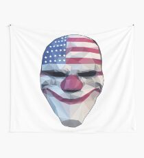 Dallas Mask Payday Wall Tapestry