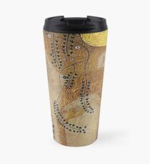 Portrait in Gold and Black ... by Gustav Klimt Travel Mug