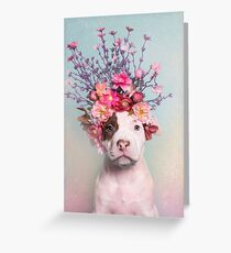 Flower Power, Rum Greeting Card