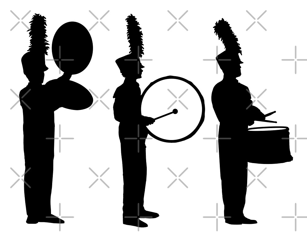 "Marching Band Percussion Trio" by Vistascribe Redbubble