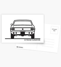 1965 Ford Mustang Back Postcards